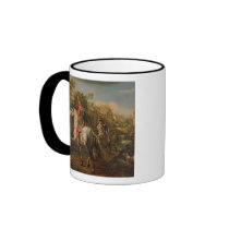 A Hussar on horseback, 1773 Mugs