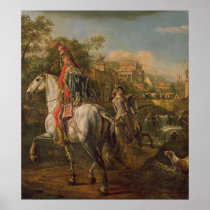 A Hussar on horseback, 1773