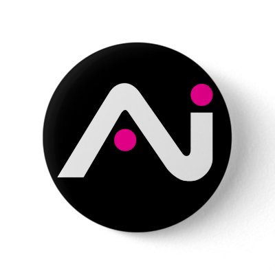 A.i. Retro Button White Logo by aimusic