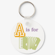 A is for Accordion keychains by evisionarts A is for Accordion keychains