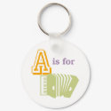 A is for Accordion keychains