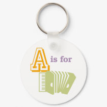 A is for Accordion keychains by evisionarts A is for Accordion keychains