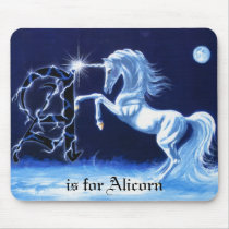 A is for Alicorn mousepads by Unicorn_Dream A is for Alicorn mousepads