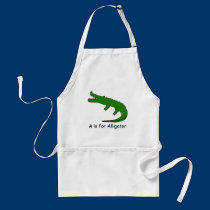 A is for Alligator aprons