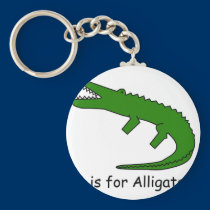 A is for Alligator keychains