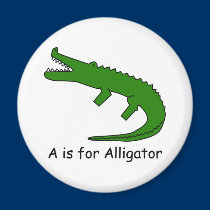 A is for Alligator magnets