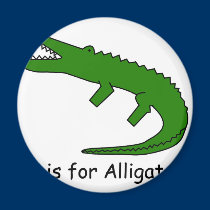 A is for Alligator magnets
