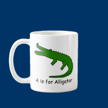 A is for Alligator mugs