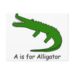 A is for Alligator Postcards