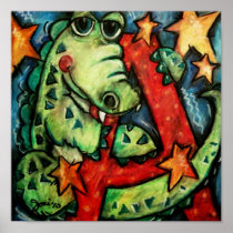 A is for Alligator Posters
