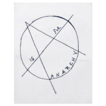 a is for anarchy custom flyer