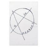 a is for anarchy stationery design