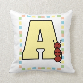 A is for Ant Pillow