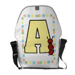 A is for Ant Rickshaw Messenger Bag