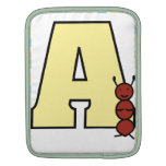 A is for Ant Rickshaw Sleeve Sleeve For Ipads