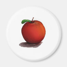 A is for Apple Fridge Magnet