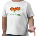 A is for Apple Learn to Spell Toddler T-Shirt