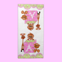 A is for Apple Monkey Napkin napkins