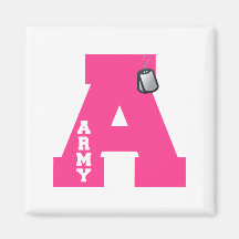 A is for Army Magnet