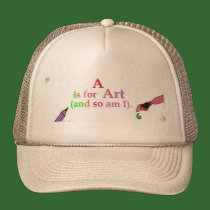 A is for art hats