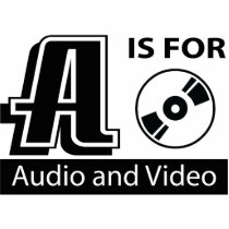 A Is For Audio and Video photo sculptures by busybees A Is For Audio and Video photo sculptures