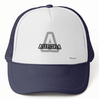 A is for Aurora Trucker Hat by Name_Gear