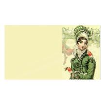 A Jaoyous Noel, Jane Austen Inspired Place Card Business Card