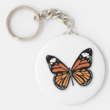 A Jeweled Monarch Butterfly Keychain