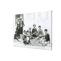 A Jewish Concert, Tlemcen Canvas Print
