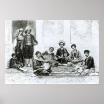 A Jewish Concert, Tlemcen Print