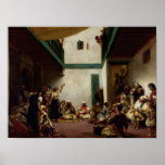 A Jewish wedding in Morocco, 1841 Posters