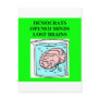 a joke about democrats postcard