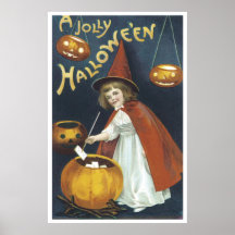 A Jolly Hallowe'en Poster