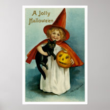 A Jolly Hallowe'en Poster
