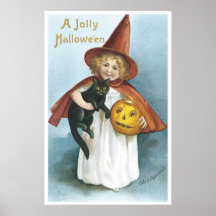 A Jolly Hallowe'en Print