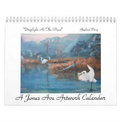 "A  Jones Ave Artwork 2012" Calendar by jaartist28