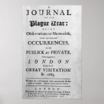 A Journal of the Plague Year, 1665 Print