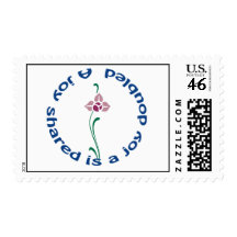 A Joy Shared Postage Stamps