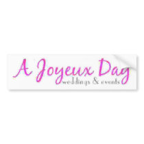 A Joyeux Day bumper stickers