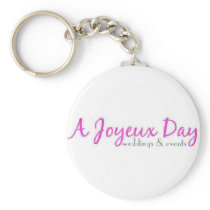 A Joyeux Day keychains