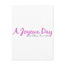 A Joyeux Day postcards