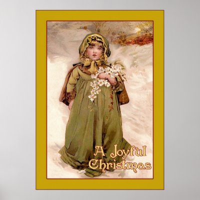 A Joyful Christmas ~ Vintage Christmas Print by VintageFactory