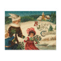 A Joyfull Christmas - Vintage Art postcards