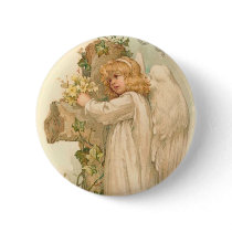 A Joyous Easter Angel buttons