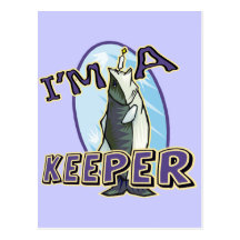 A Keeper Fishing T-shirts and Gifts Post Cards