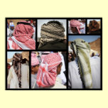 A Keffiyah Collage - Egypt posters