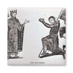 A King and a Knight Magnets
