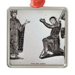A King and a Knight Christmas Tree Ornaments