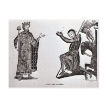 A King and a Knight Post Card