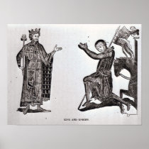 A King and a Knight Print